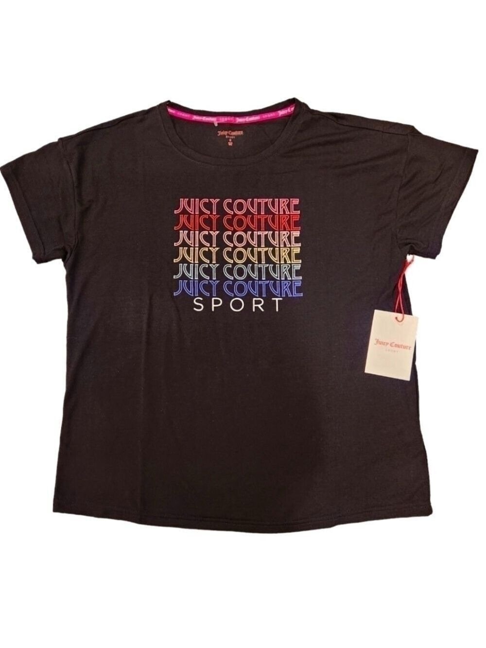 Juicy Couture Sport Stretch Fabric T-shirt, Size: M, NWT
